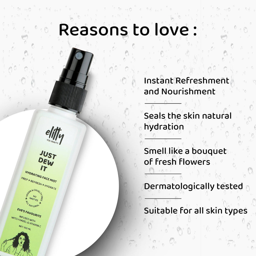 Elitty Just dew it - Hydrating Face Mist - Eve's Favourite
