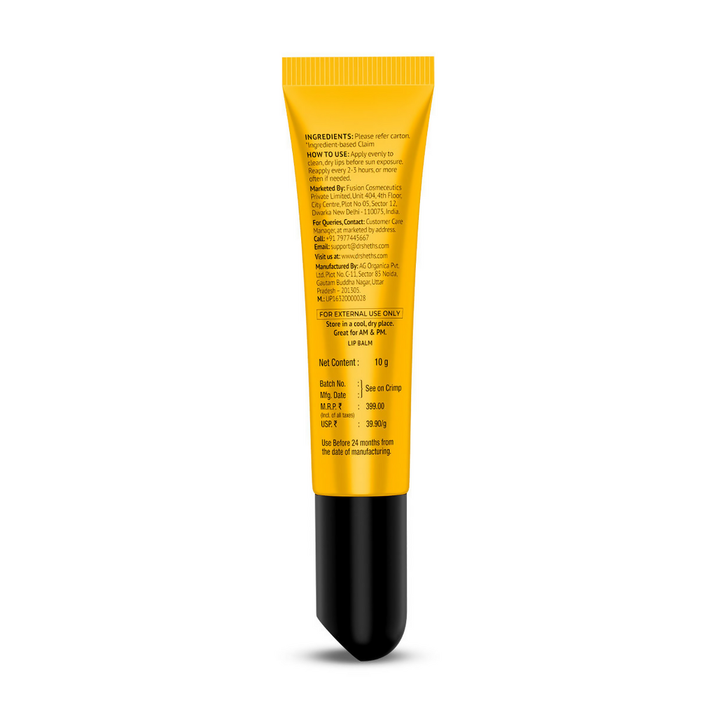 Dr. Sheth's Ceramide & Vitamin C Lip Balm 24H Moisturization