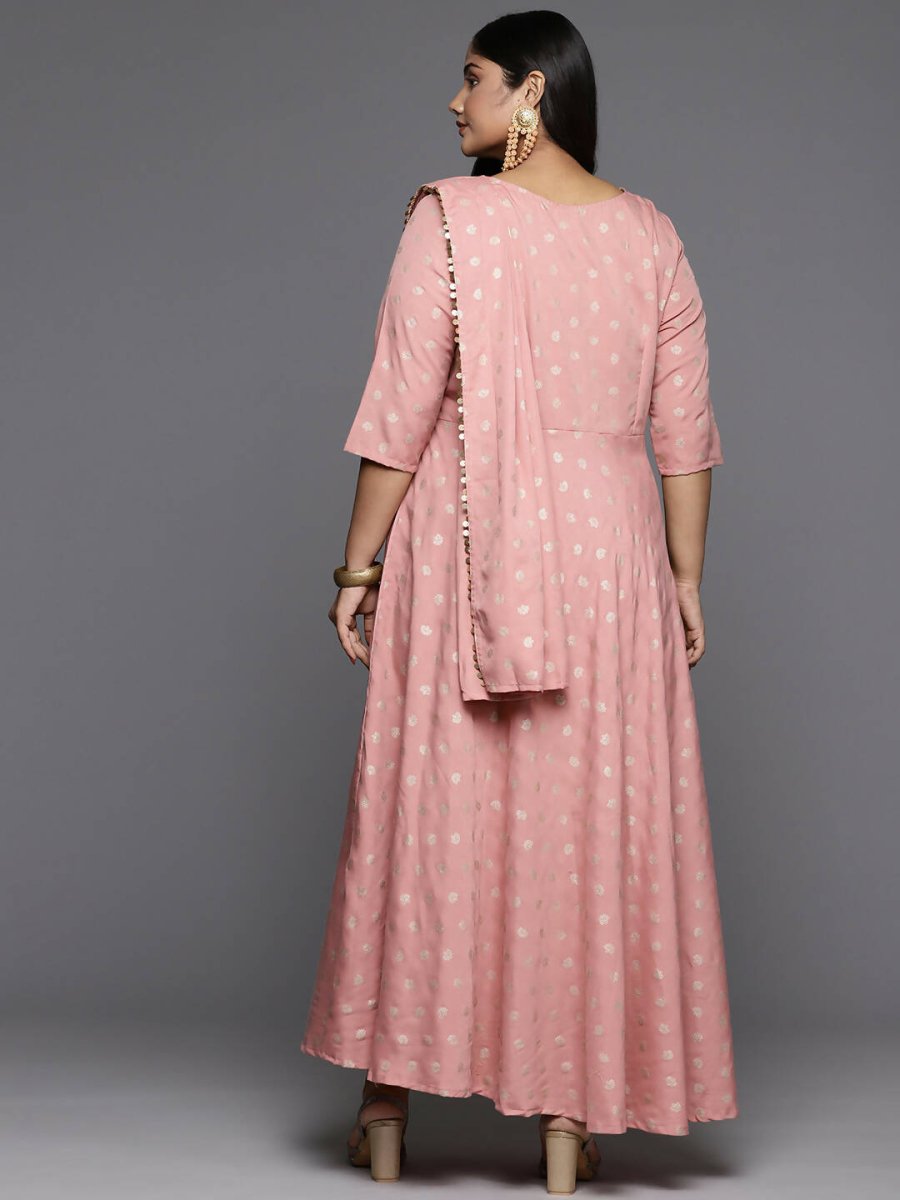Ahalyaa Women's Traditional wear Ethnic Dress - Pink