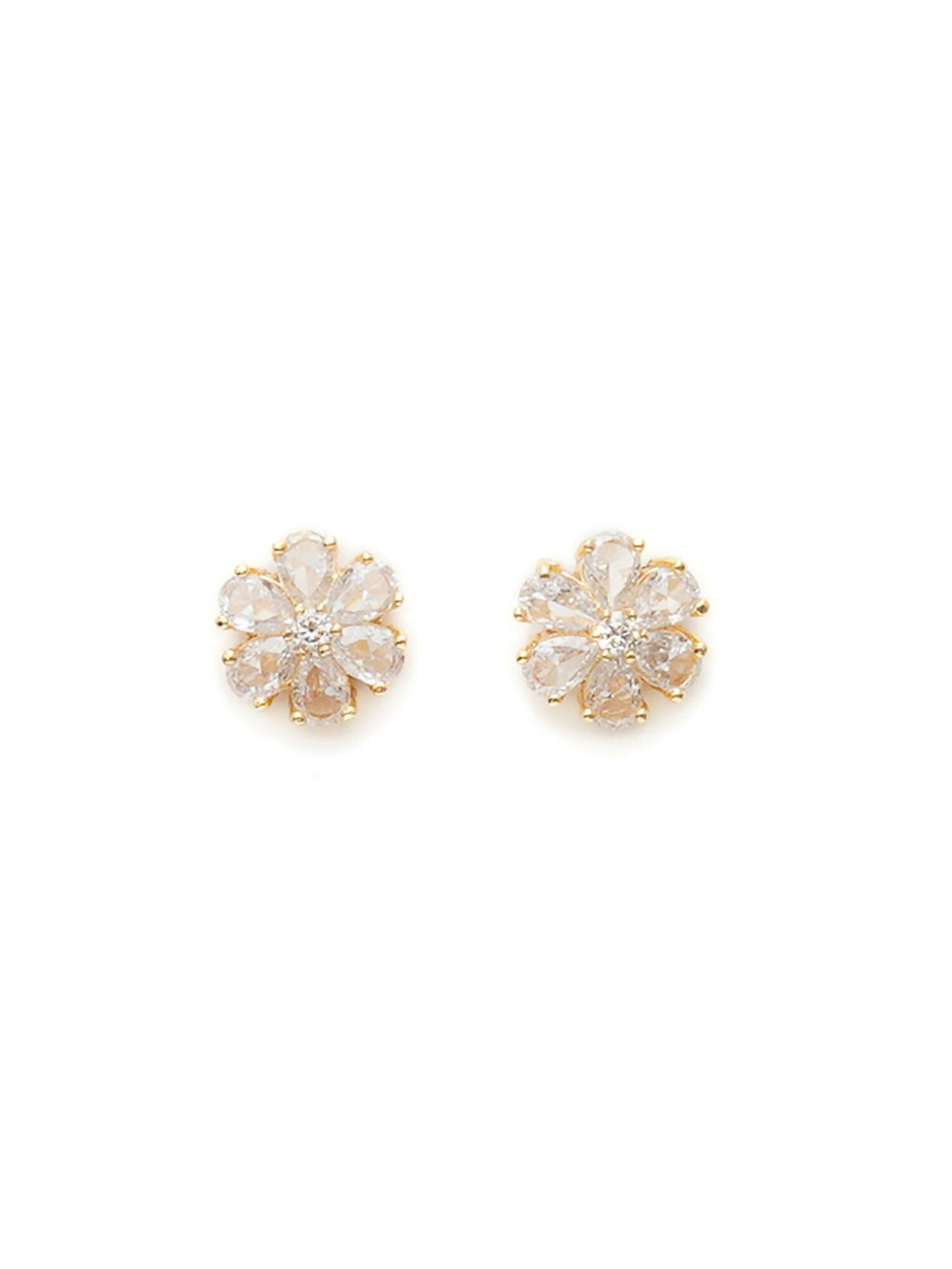 stone stud (white) - Ruby Raang