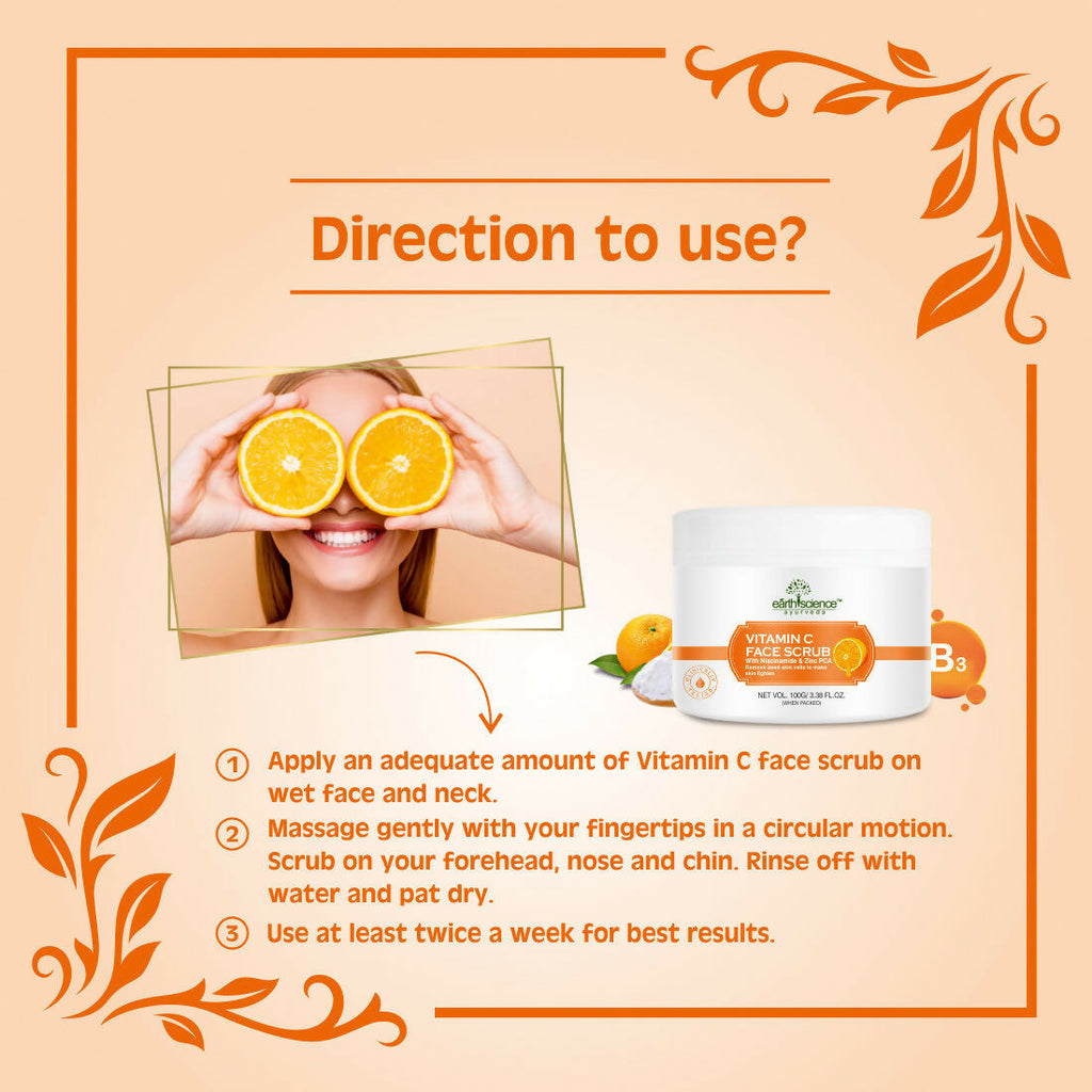 Earth Science Ayurveda Vitamin C Face Scrub