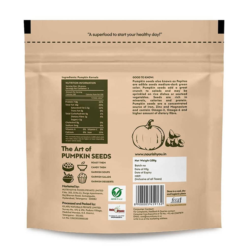 Nourish You Organic Pumpkin Seeds