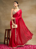 kasee Embroidered Silk Blend Saree