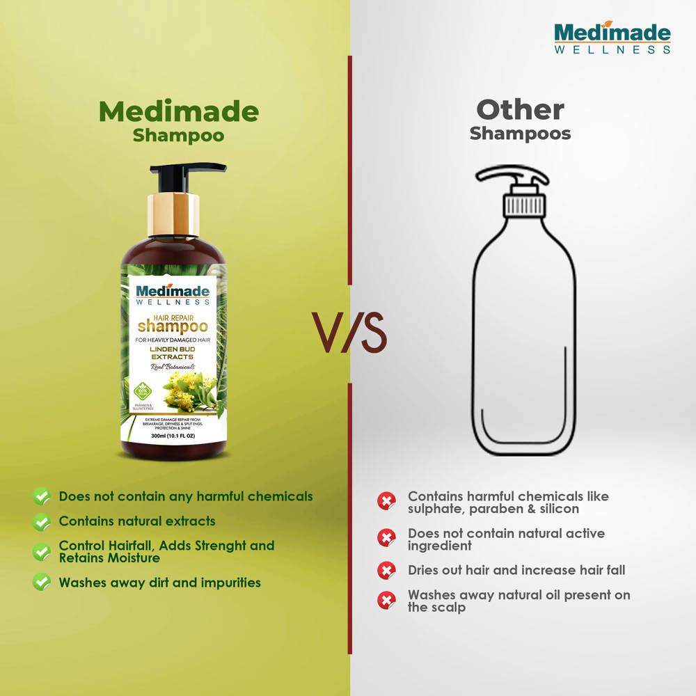 Medimade Wellness Hair Repair Shampoo with Linden Bud Extracts