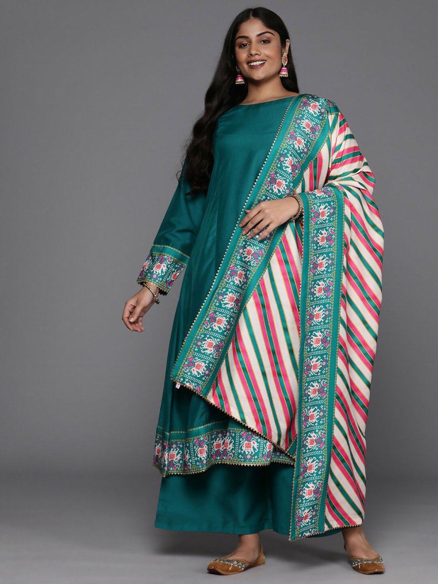 Ahalyaa Women's Traditional wear Kurta Set - Sea Green