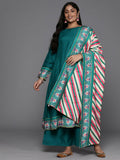 Ahalyaa Women's Traditional wear Kurta Set - Sea Green