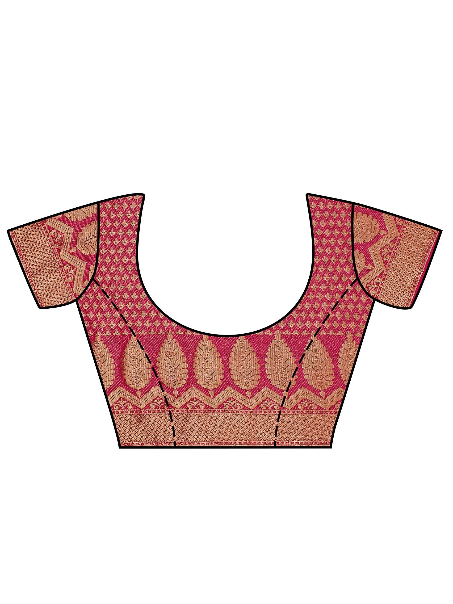 Mimosa Women's Mysore Silk Pink Saree