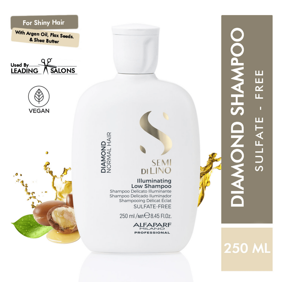 Alfaparf Milano Diamond Shampoo With Linseed Extract
