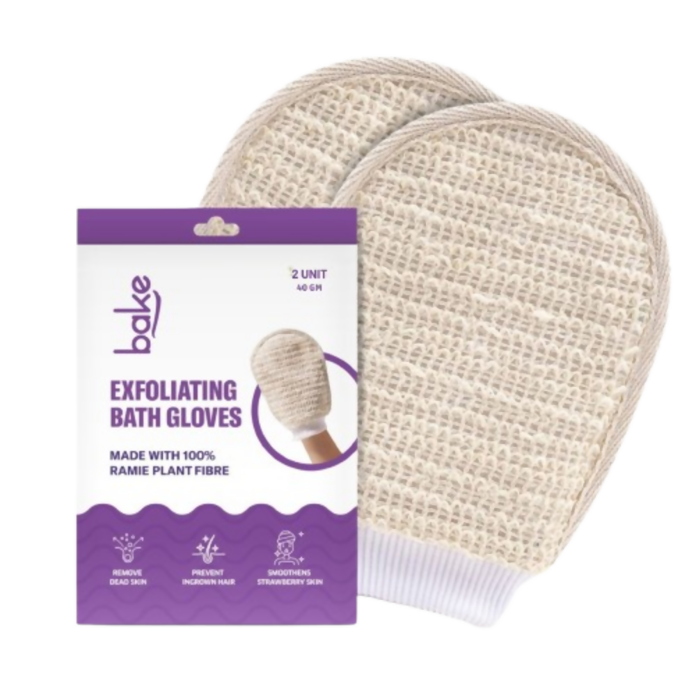 Bake Exfoliating Bath Glove with Ramie plant Fibre
