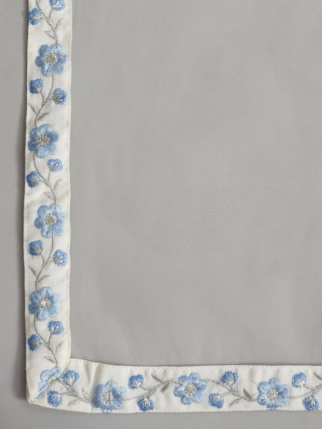 Juniper Women's White Chinnon Solid Embroidered Kurta Set