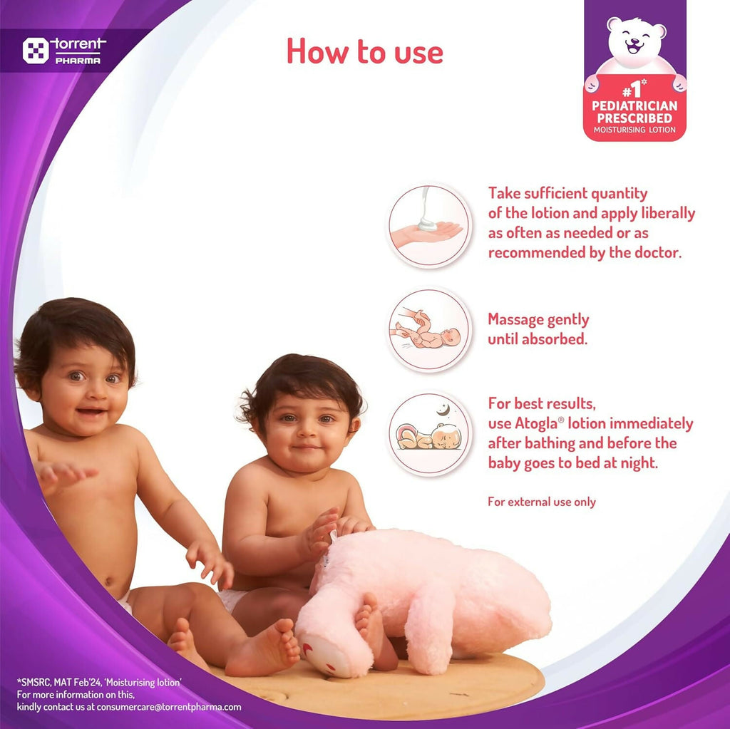 Tedibar Atogla Baby Moisturising Lotion for Baby's Soft, Gentle & Supple Skin