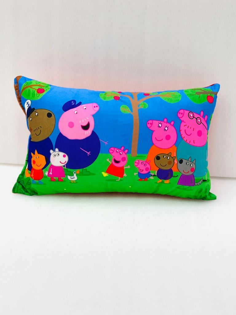 Unique Fashion Microfibre Filled Cushion For Kids - Peppa Pig Simple