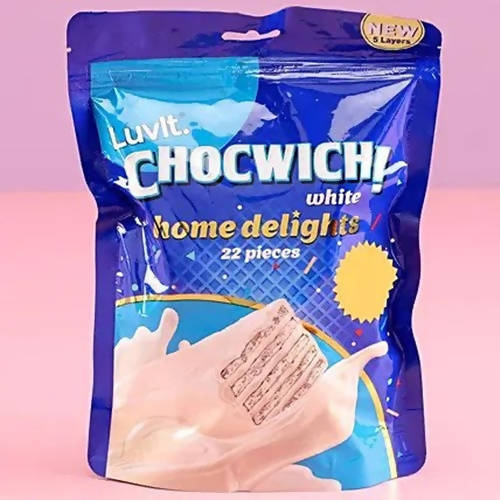 Striking Epoxy Rakhi & LuvIt Chocwich White