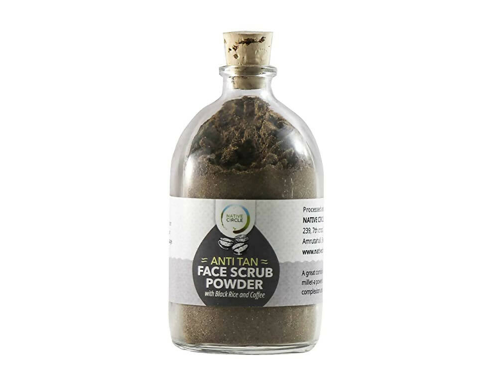 Native Circle Coffee Face Scrub Powder