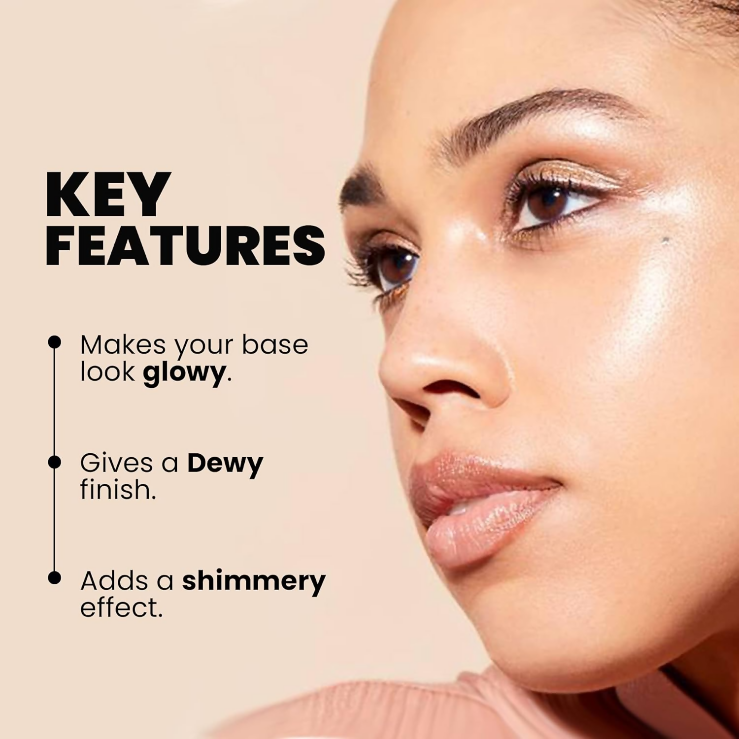 MARS Cosmetics Illuminati Base Dewy Primer With Highlighter - Pink