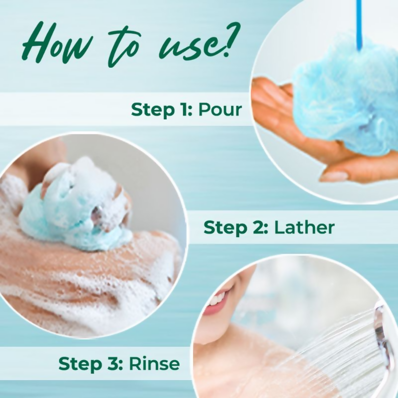Palmolive Aloevera & Thermal Minerals Feel The Massage, Exfoliating Moisturizing Body Wash