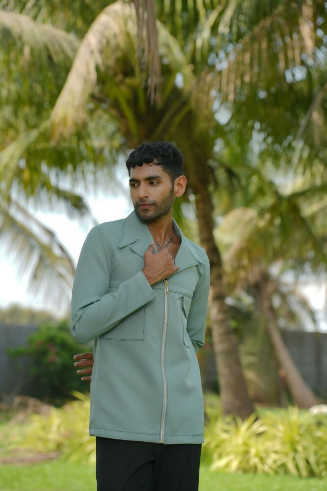 Sandrift Olive Shacket by Hilo Design
