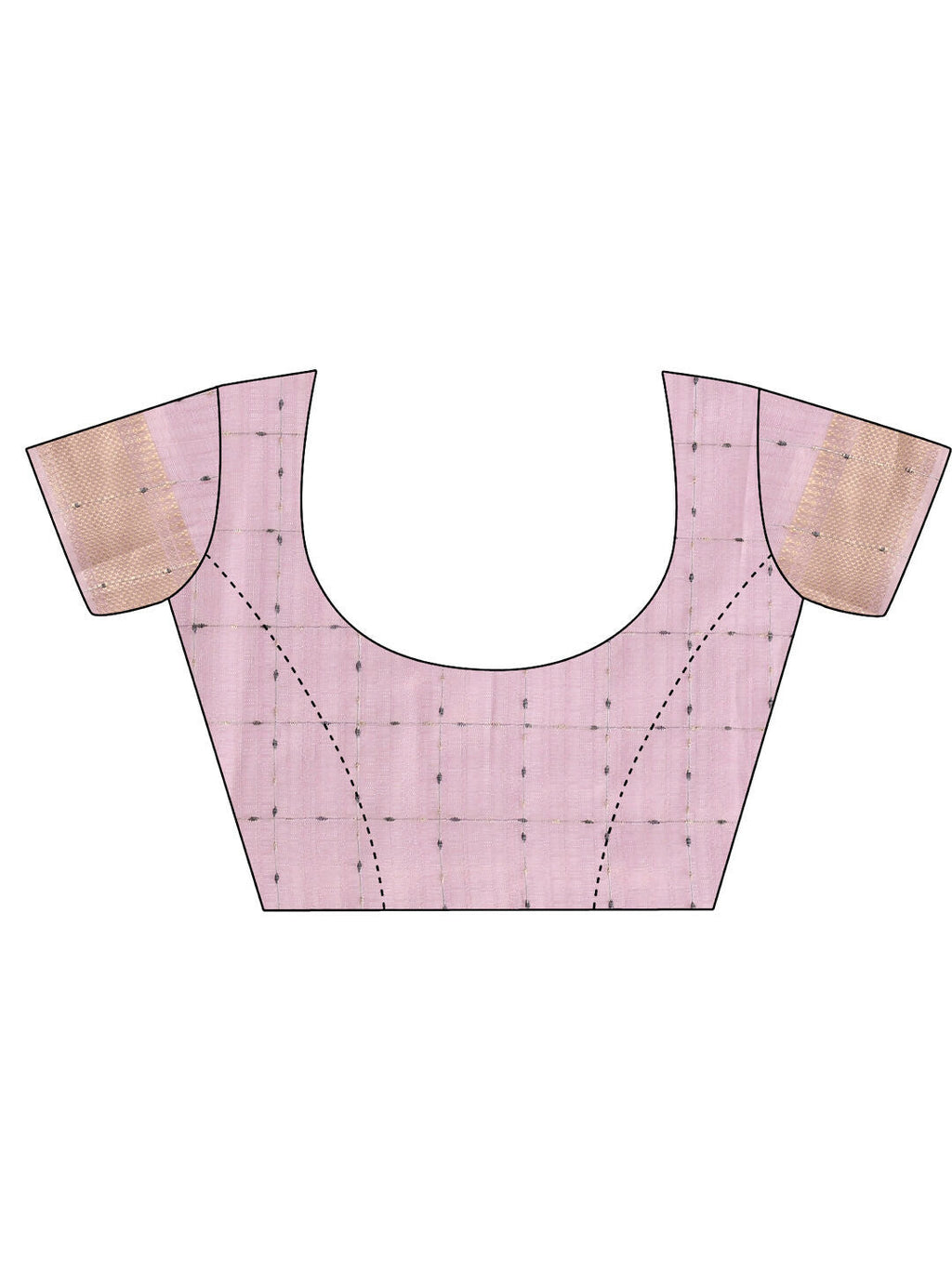 Shree Shyam Fashion Organza Light Pink Saree