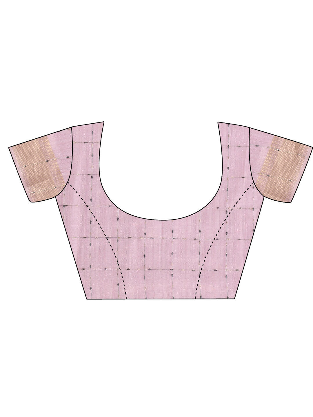 Shree Shyam Fashion Organza Light Pink Saree
