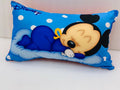Unique Fashion Microfibre Filled Cushion For Kids - Sleeping Minnie