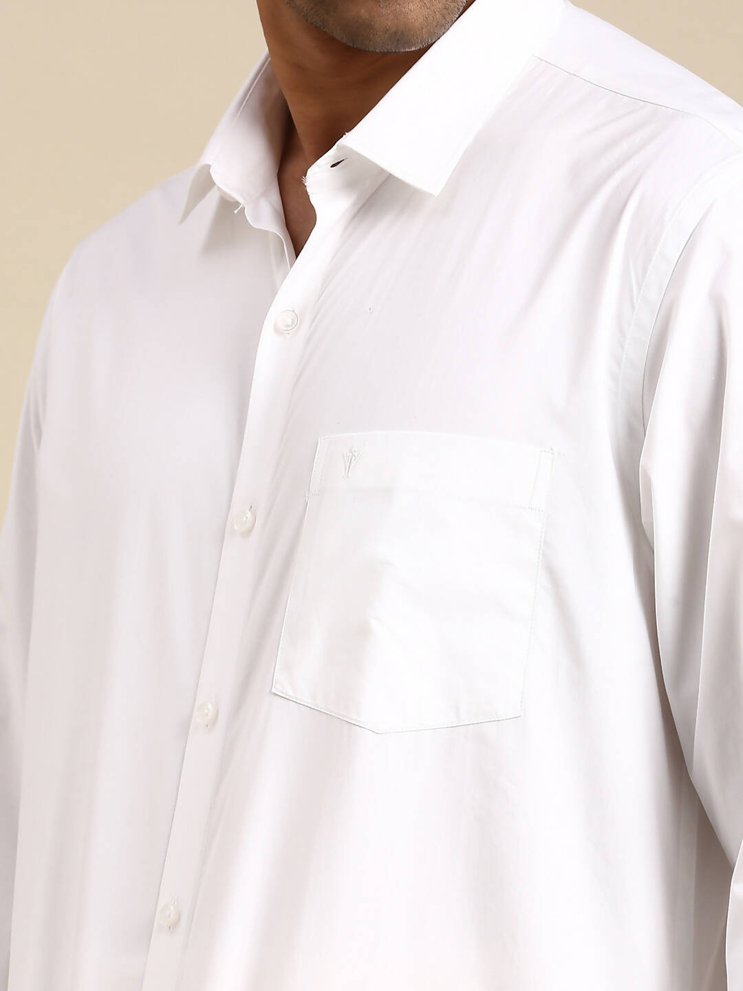 Ramraj Cotton Mens Wedding Set White Regular Dhoti, Shirt & Towel