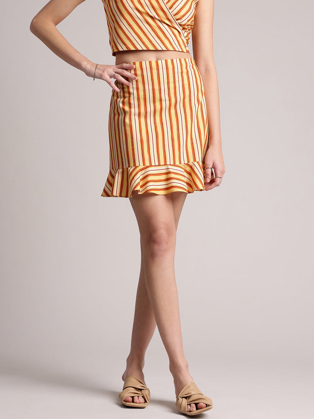 Zaccai Women's Multi Poplin Striped Co-Ords