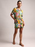 Zaccai Women's Multi Muslin Tropical Co-Ords