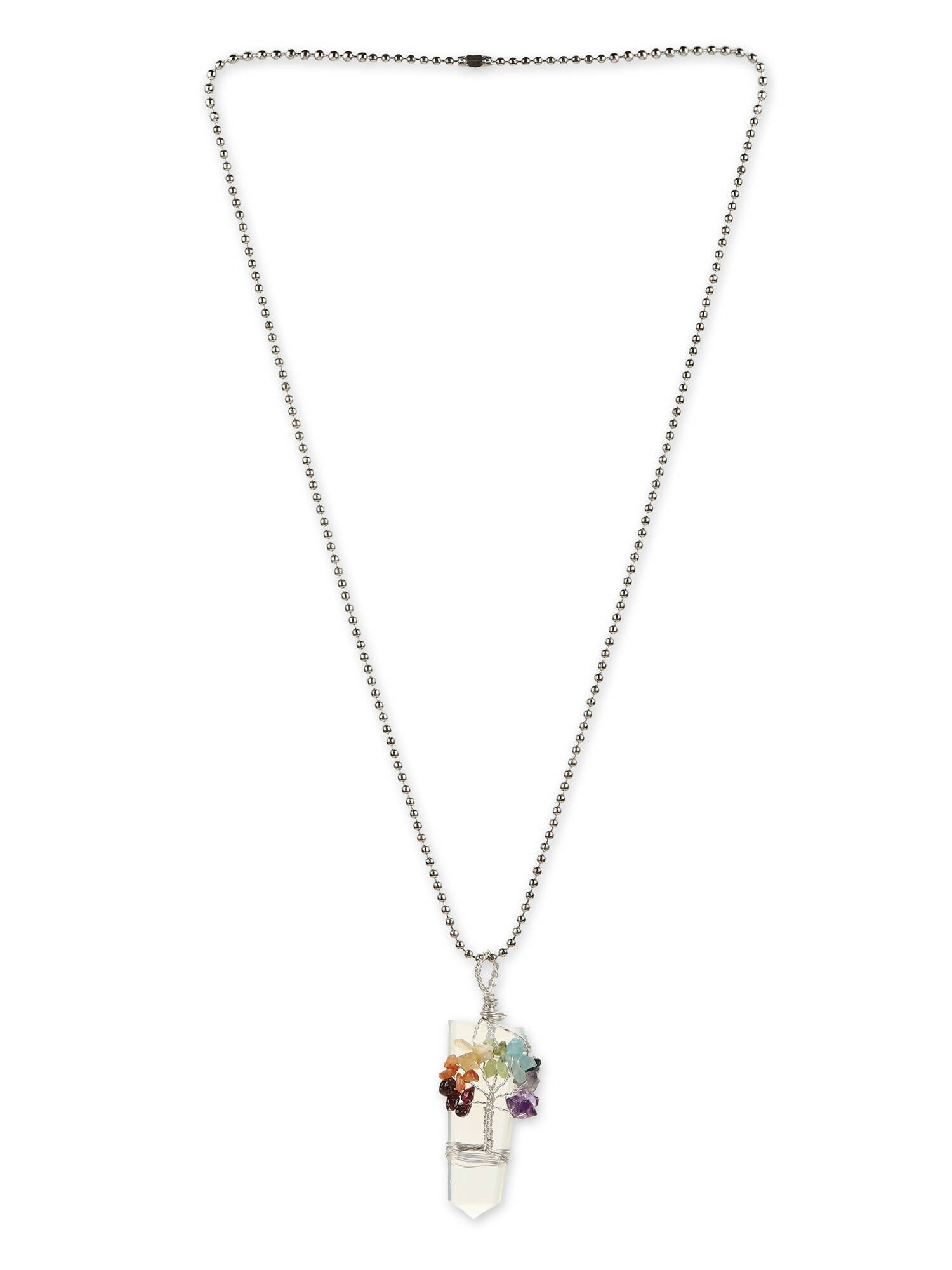 Women's Silver-Plated Chain - Ruby Raang