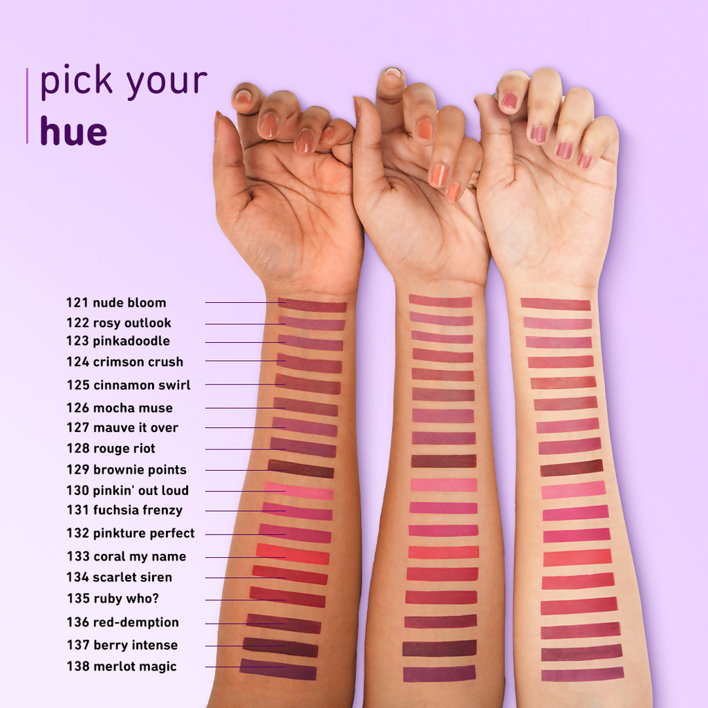 Plum Butter Crème Matte Lipstick Brownie Points - 129 (Umber Brown)