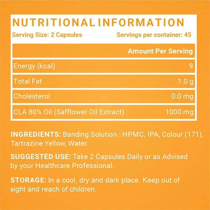 Inlife Conjugated Linoleic Acid CLA 1000 MG Capsules