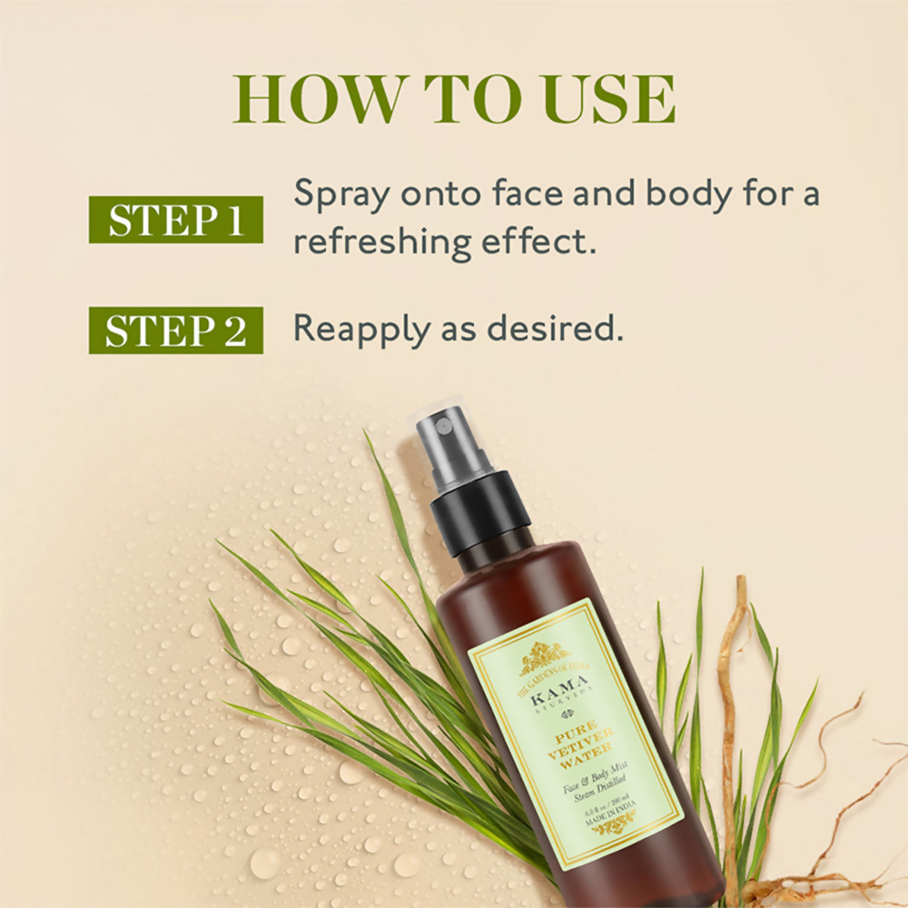 Kama Ayurveda Mini Pure Vetiver Water