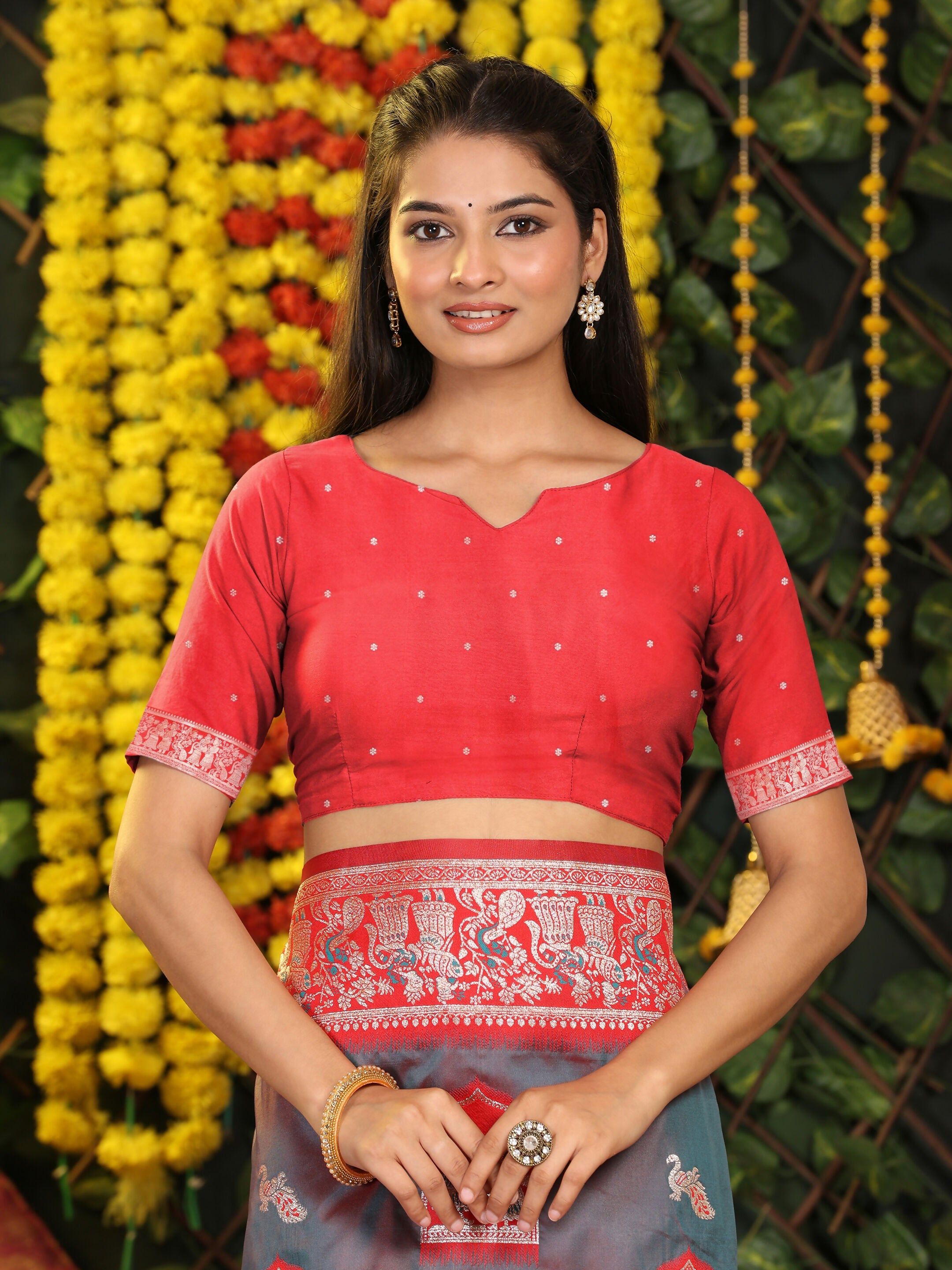 Shree Shyam Fashion Silk Grey Saree