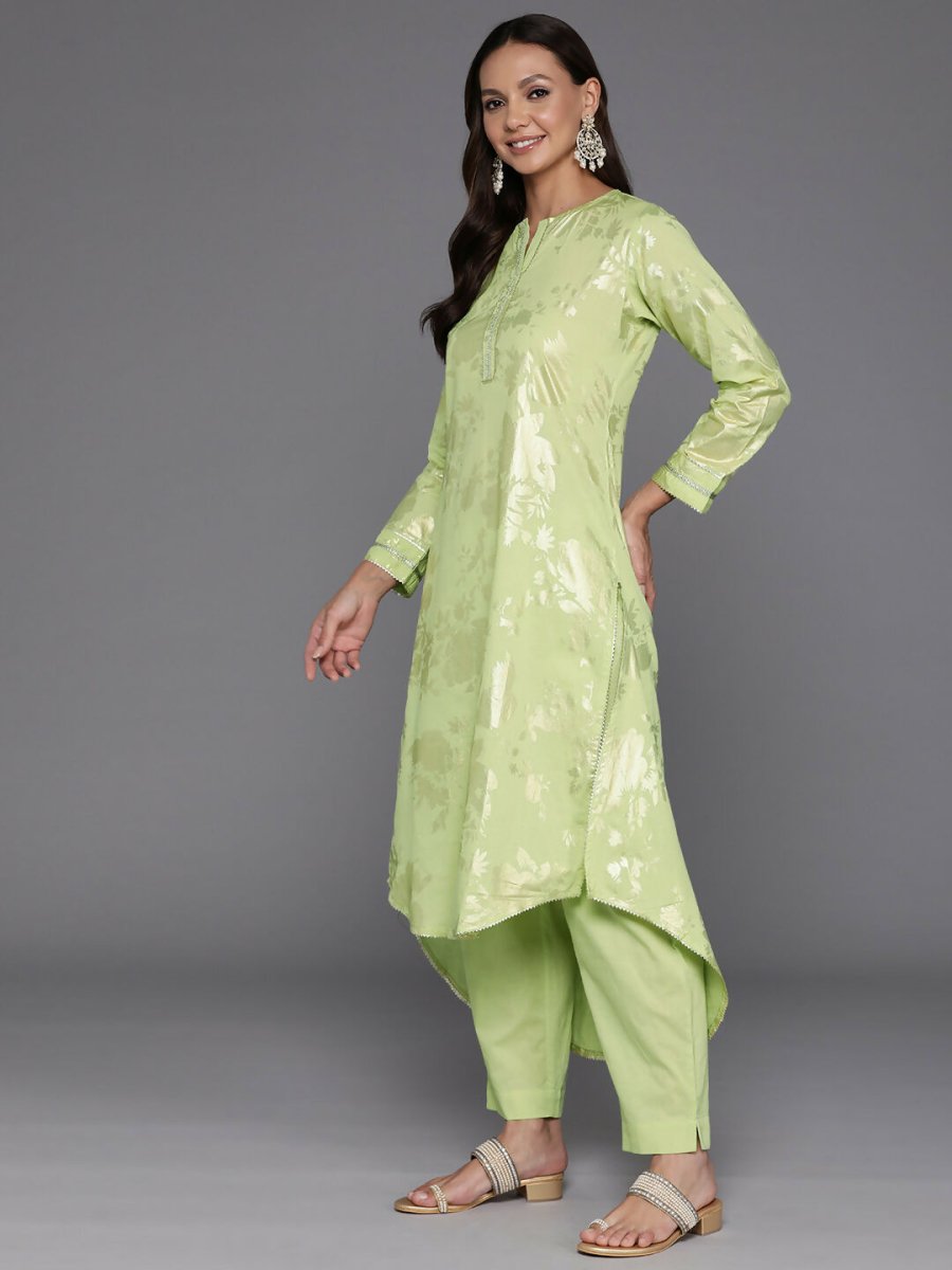 Ahalyaa Women's Traditional wear Kurta Set - Green