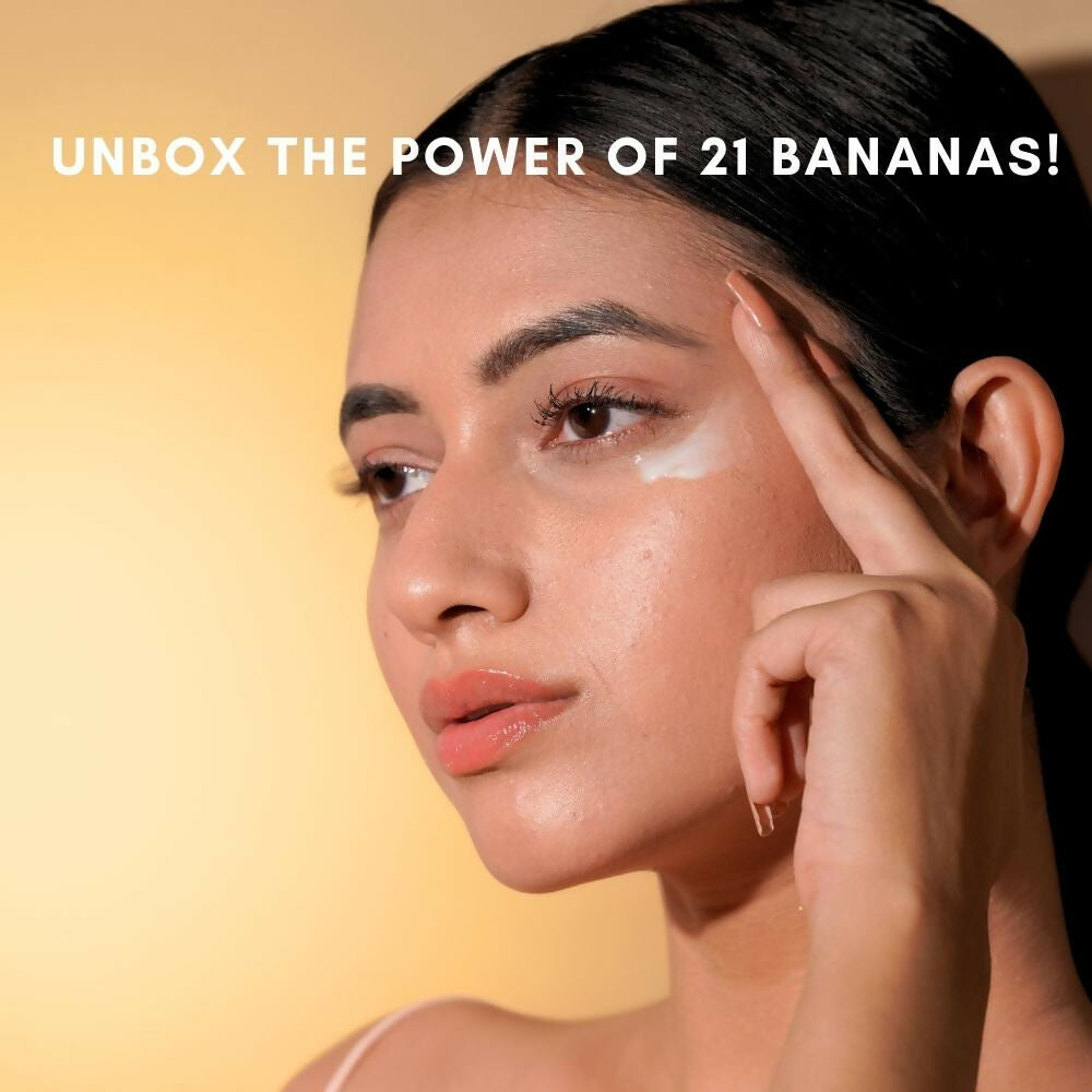 The Skin Diet Company Banana Brightening Under-Eye Cream - Dark Circles, Fine Lines with Niacinamide