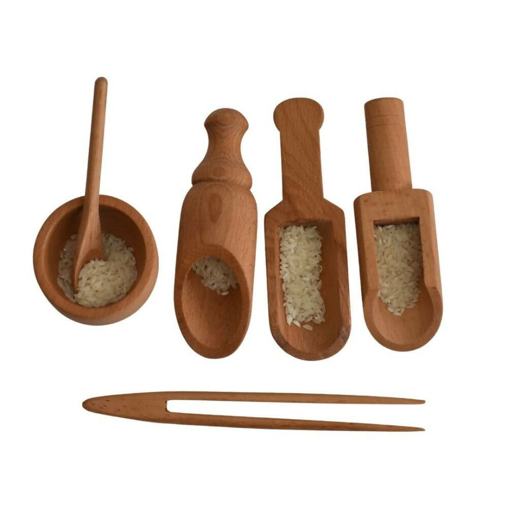 Nesta Toys Sensory Wooden Toys - Beech Wood