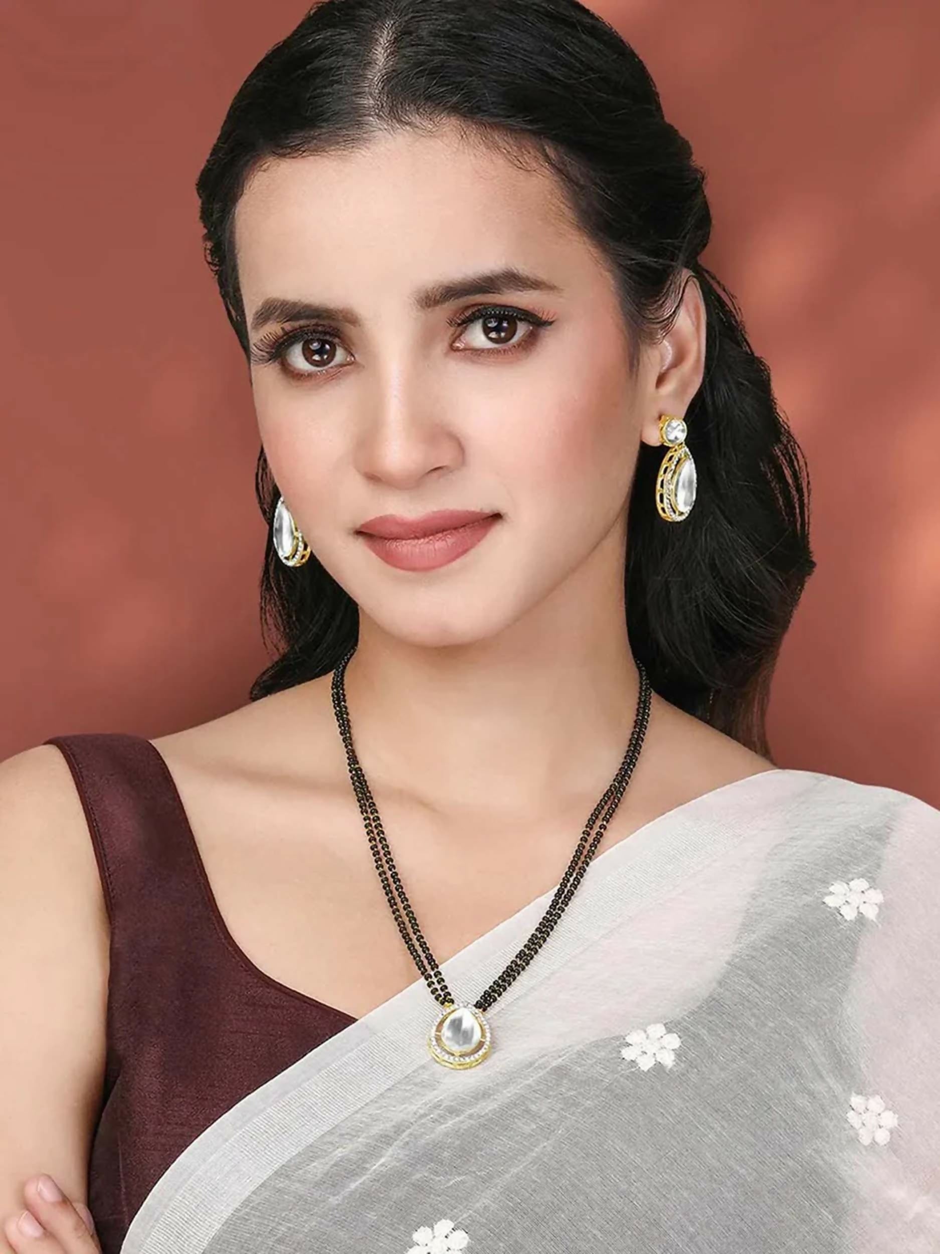 Joban Fashion Mangalsutra With Earrings For Women