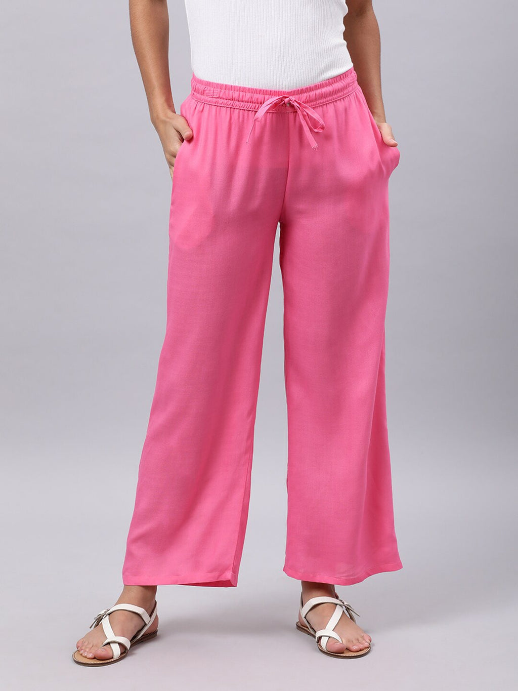 Souchii Pink Liva Palazzos