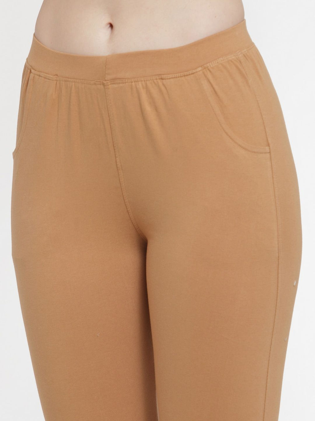 TAG 7 Women Pack Of 2 Solid Straight-Fit Ankle-Length Leggings