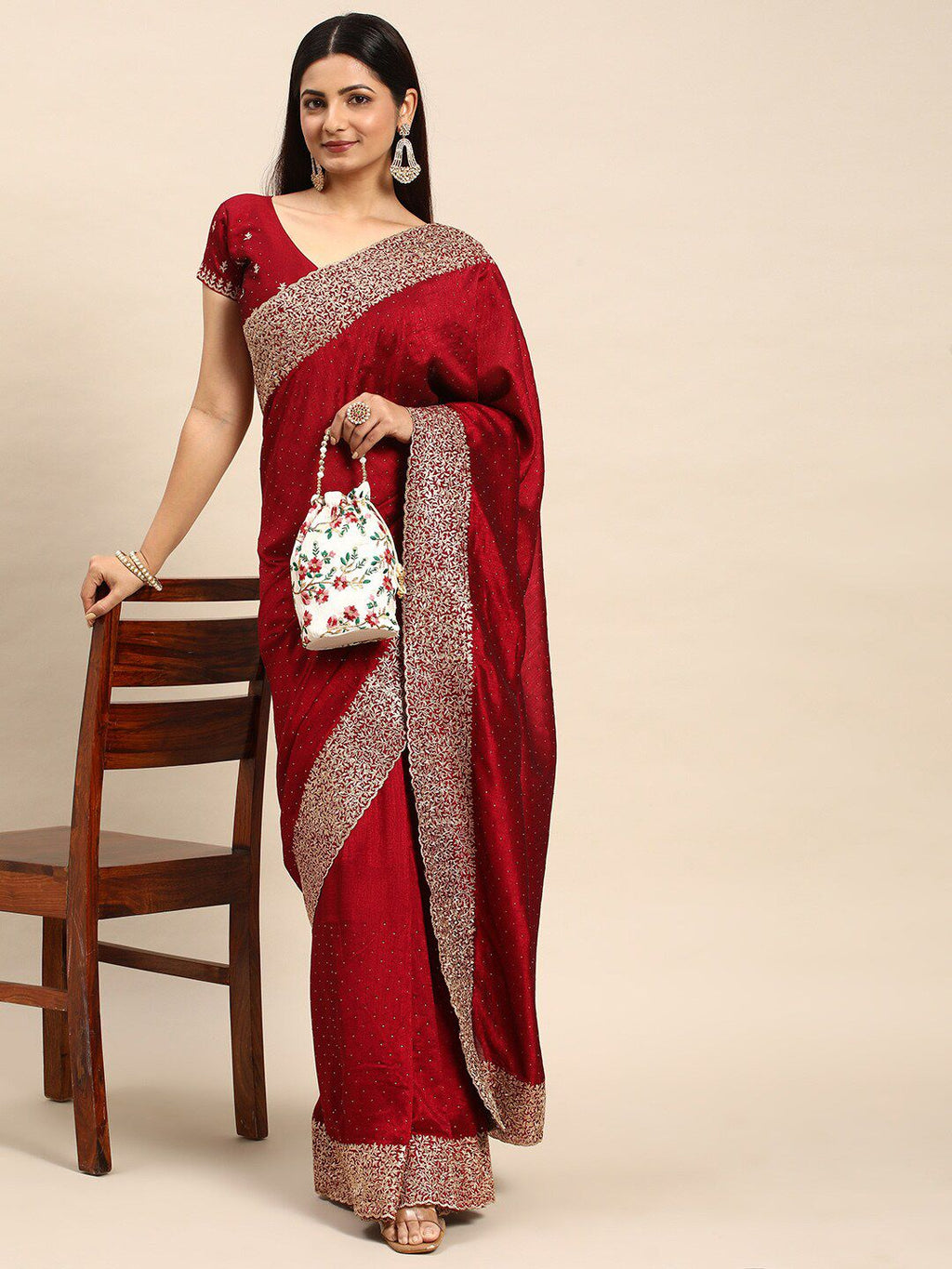 kasee Embellished Embroidered Saree