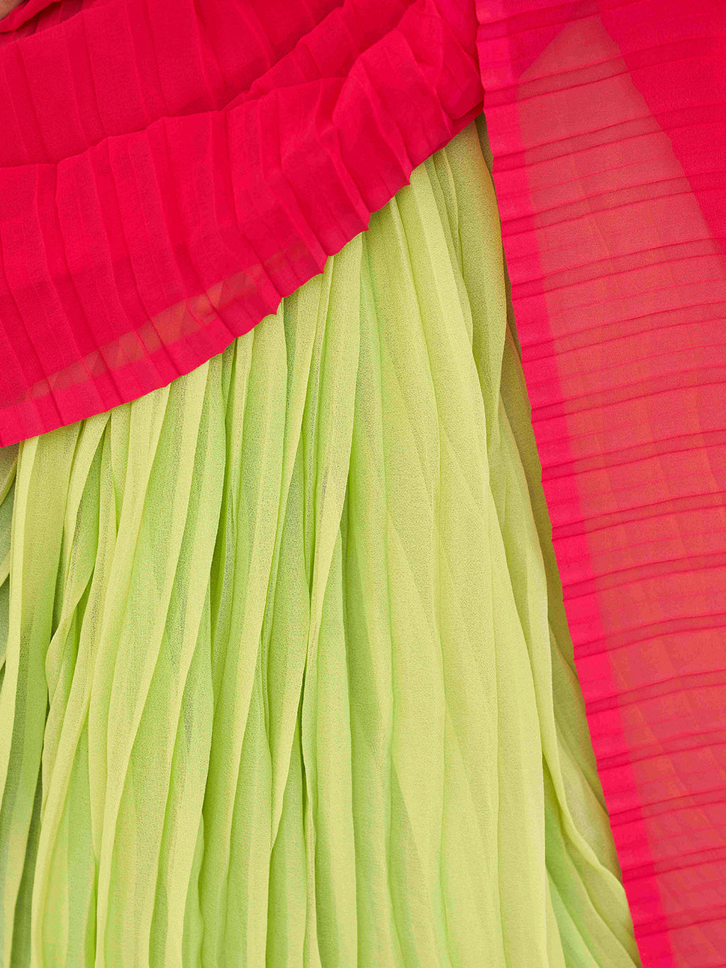 Tikhi Imli Georgette Half and Half Saree