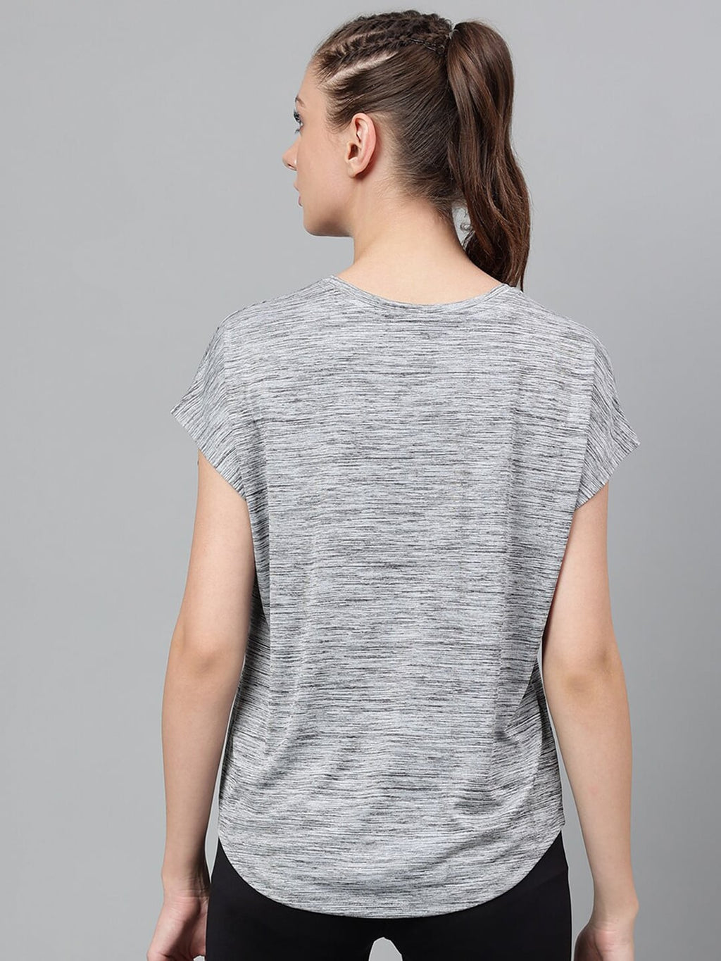MKH Typography Printed Extended Sleeves Dri-FIT Relaxed Fit Sports T-shirt