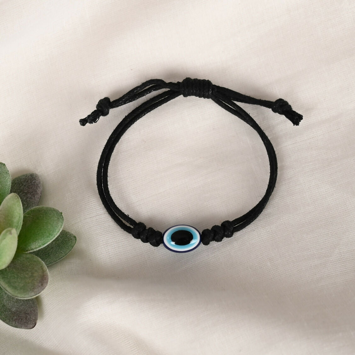 NVR Men & Women Evil Eye Adjustable Bracelet