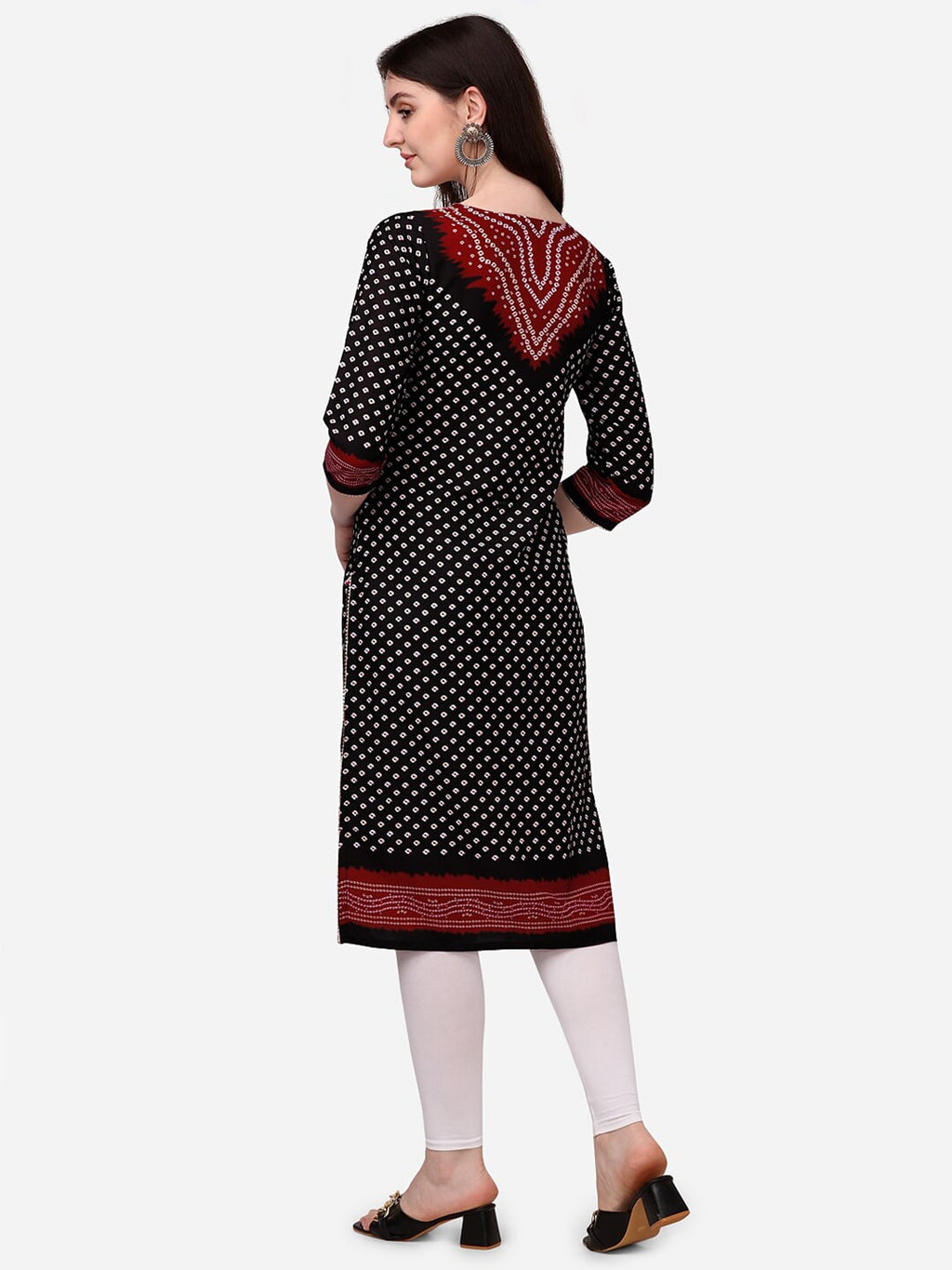 HERE&NOW Bandhani Printed Kurta