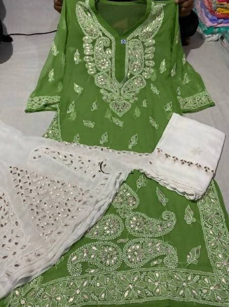 Arfa Fashion House New Collection Of Chikankari Gota Patti Lovers