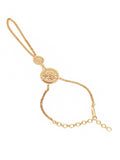 Golden Haathphool (Gold) - Ruby Raang