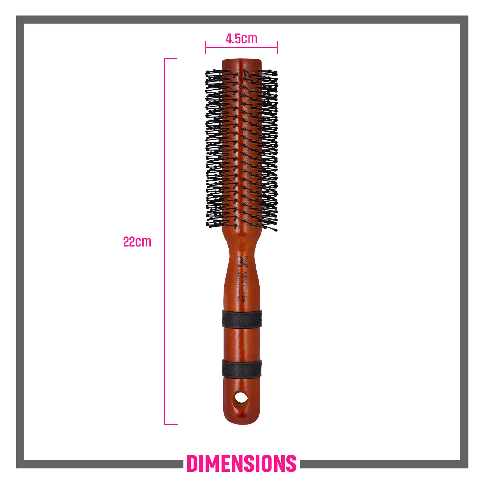 Miss Claire R57247C Round Hair Brush