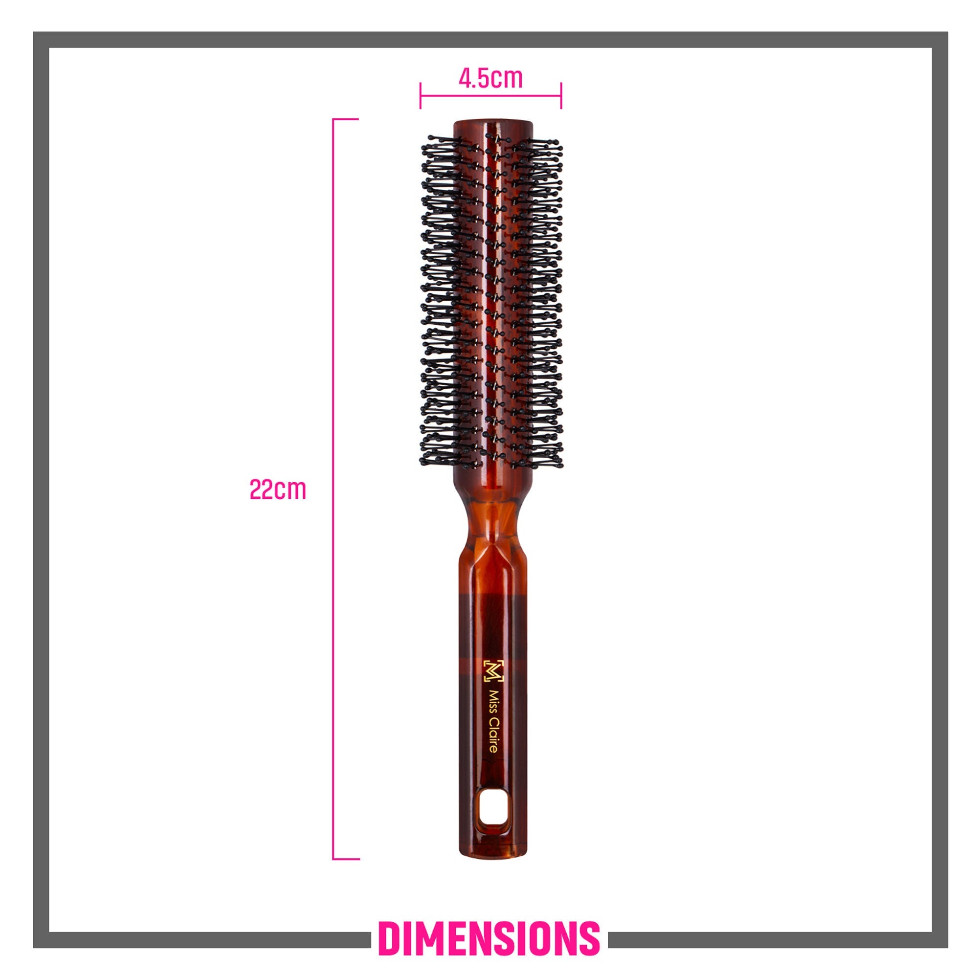 Miss Claire R67004Tt Round Hair Brush
