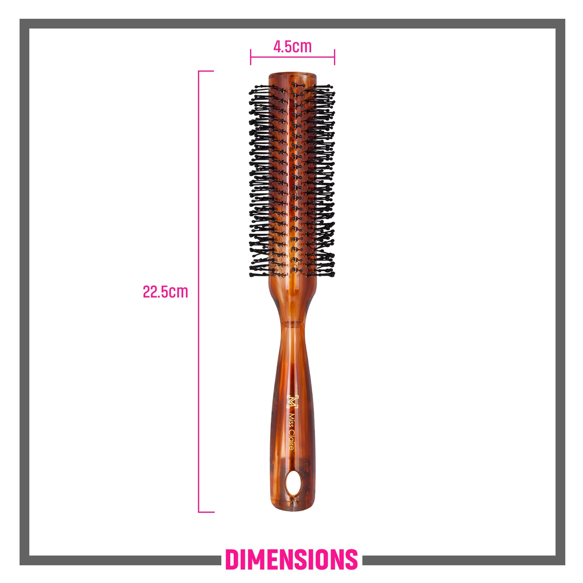 Miss Claire R6747Tt Round Hair Brush
