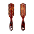 Miss Claire V18001At Flat Hair Brush - Shell