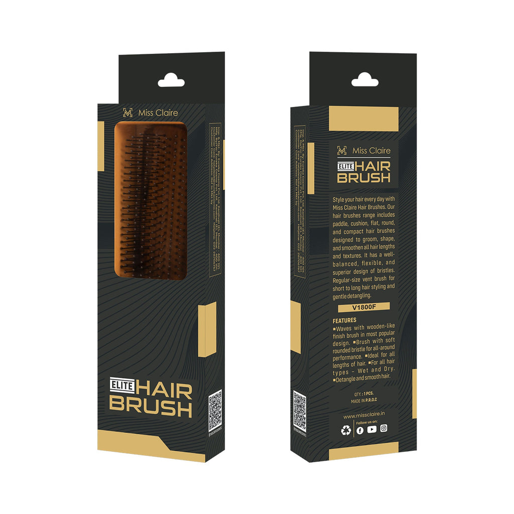Miss Claire V1800F Flat Hair Brush